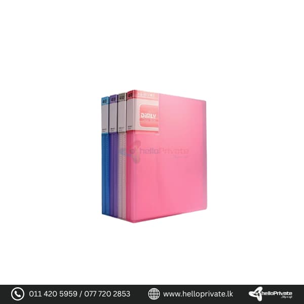 DISPLAY FOLDER 40 POCKET