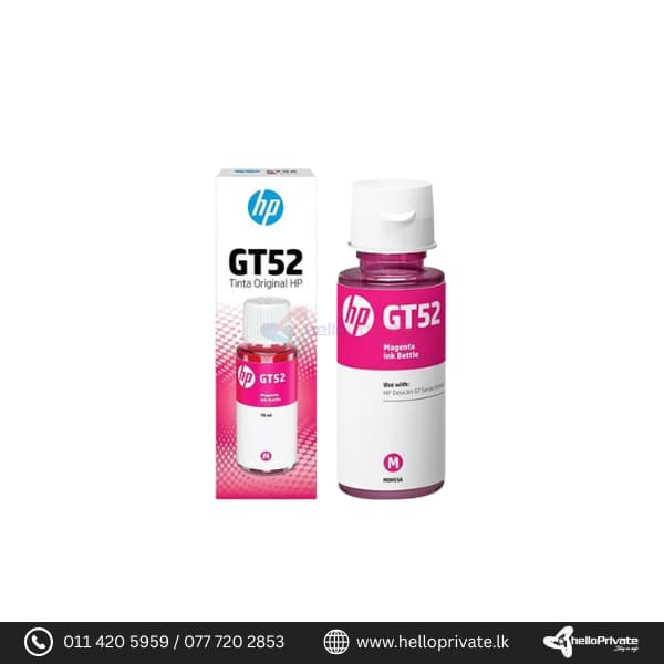 Hp GT52 Magenta Ink
