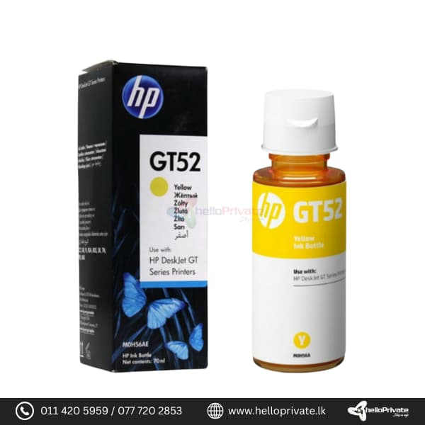 Hp GT52 Yellow Ink