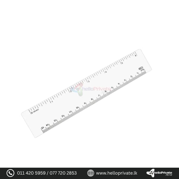 SCALE RULER 15CM 6IN